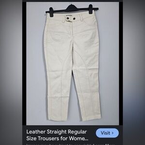 “WE THE FREE” soft leather , yvory color size 12 , new no tags, cropped.